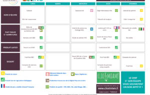 REPAS CANTINE : 10 novembre au 14 novembre 2025