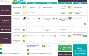 REPAS CANTINE: 23 au 27 mars 2026