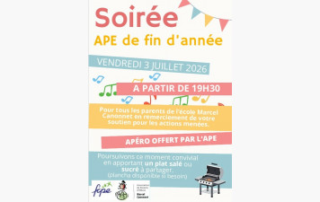 Soirée de fin d'année