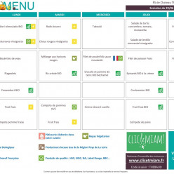REPAS CANTINE: 29 au 3 juillet 2026